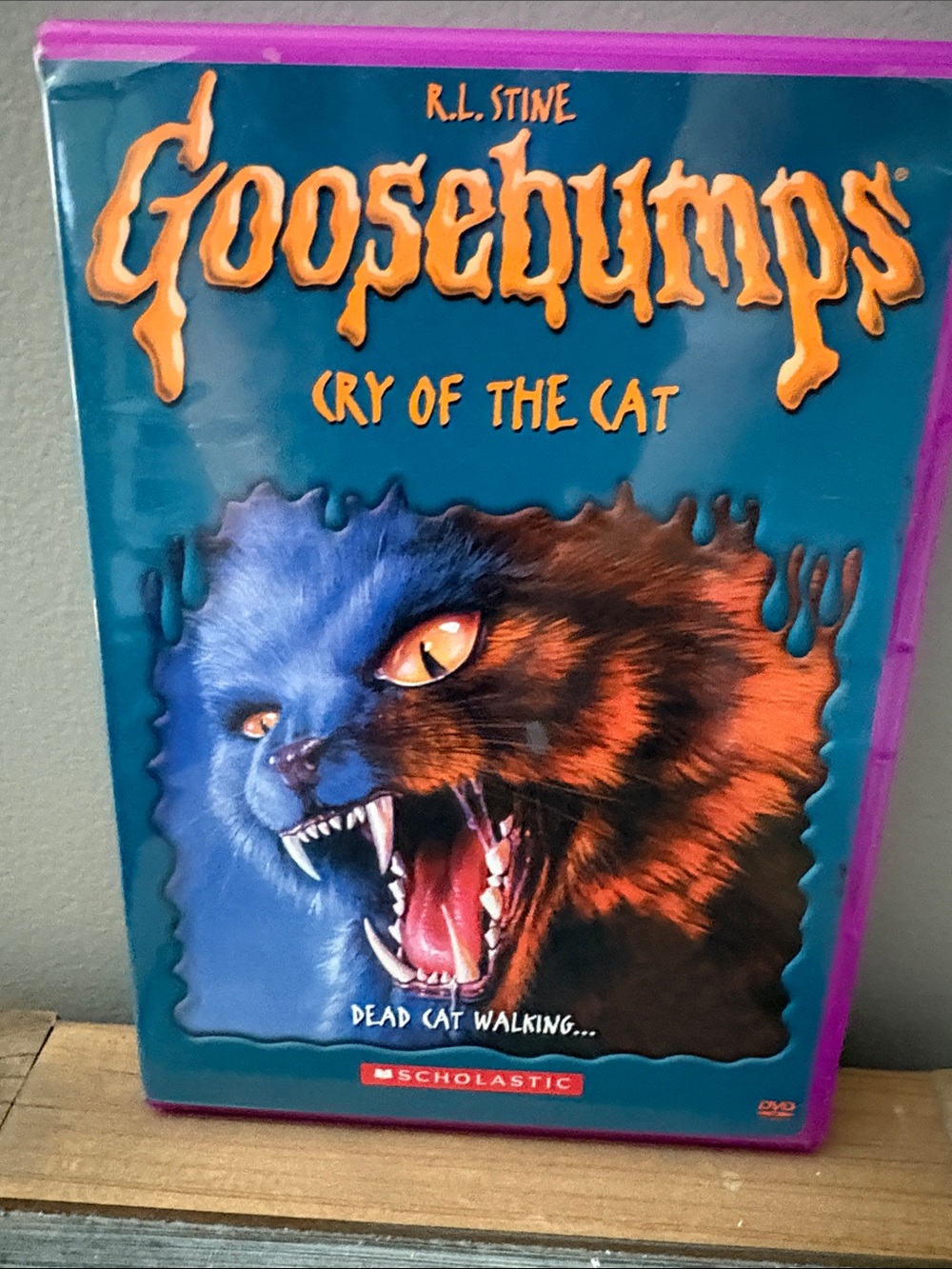 Scholastic Goosebumps Cry of the Cat DVD - Blue, Orange, Purple